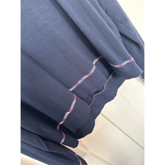 Peloton Women's‎ Sleepover Sweatshirt Top Long Sleeve Navy Blue Size Large - Picture 4 of 13